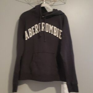 Abercrombie Dark Grey Hoodie L Kids / Teens
